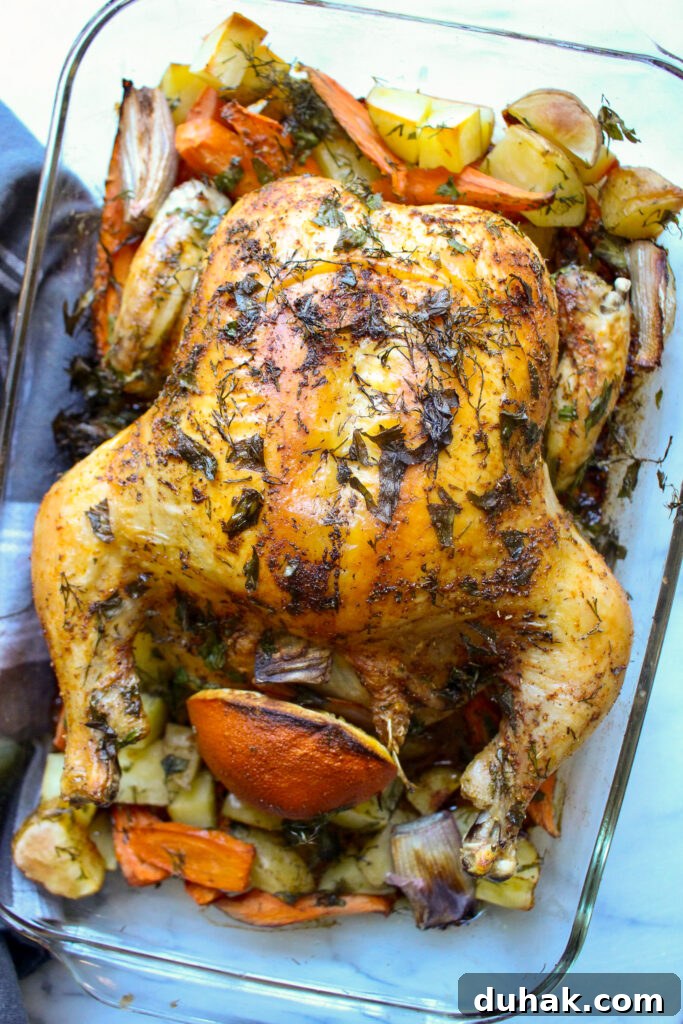 Perfect Roast Chicken Recipe for Crispy Skin and Juicy Meat 2 The Best Roasted Chicken