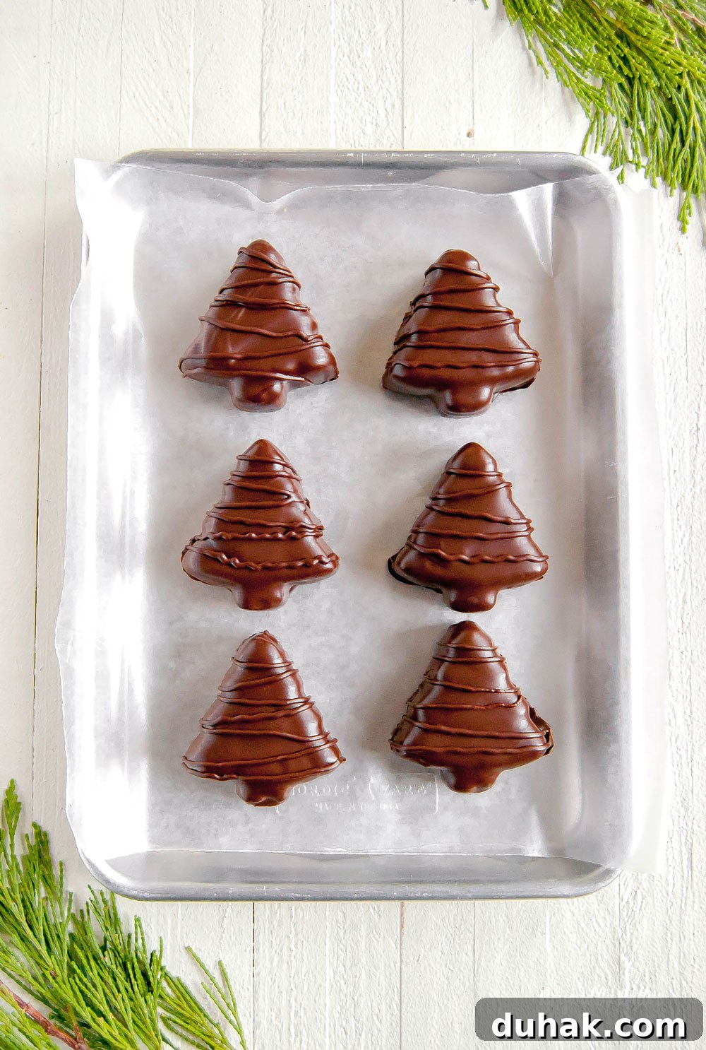 Chocolate-Covered Peanut Butter Christmas Tree Treats 2 Chocolate Covered Peanut Butter Christmas Trees | All Images © Beyond the Butter, LLC