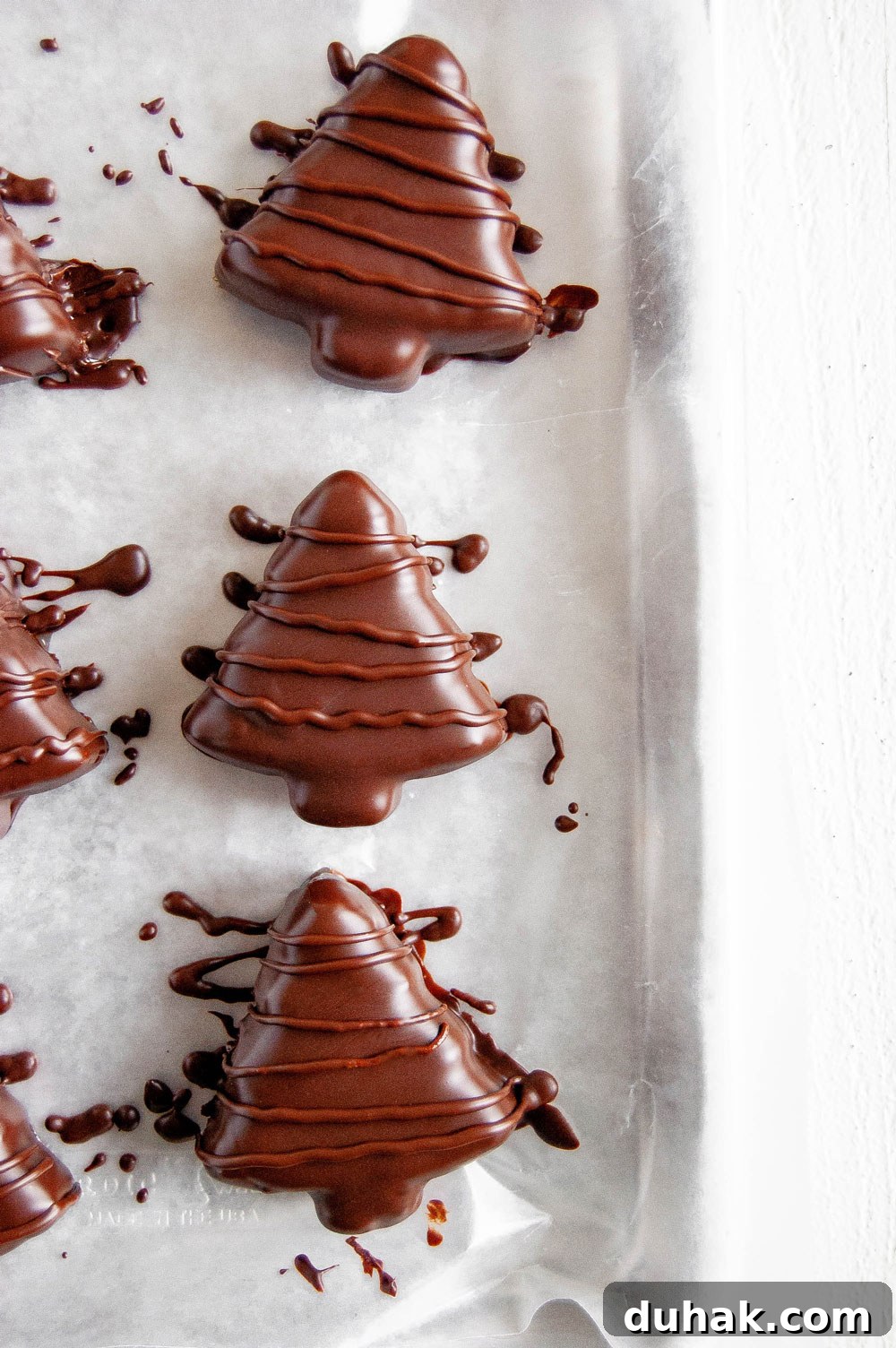 Chocolate-Covered Peanut Butter Christmas Tree Treats 5 Chocolate Covered Peanut Butter Christmas Trees | All Images © Beyond the Butter, LLC