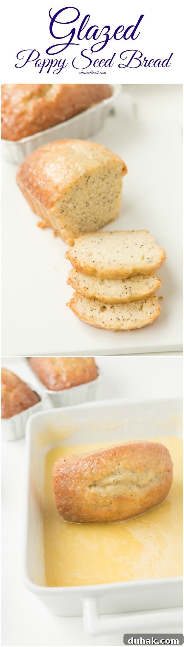 Glazed Poppy Seed Loaf with Video Tutorial 7 The BEST glazed poppy seed recipe