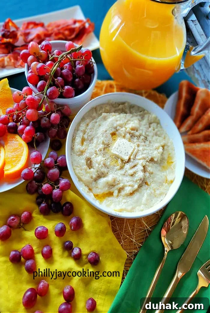 Creamy Southern-Style Grits Recipe: Classic Comfort Food 2 Creamy Southern Style Grits