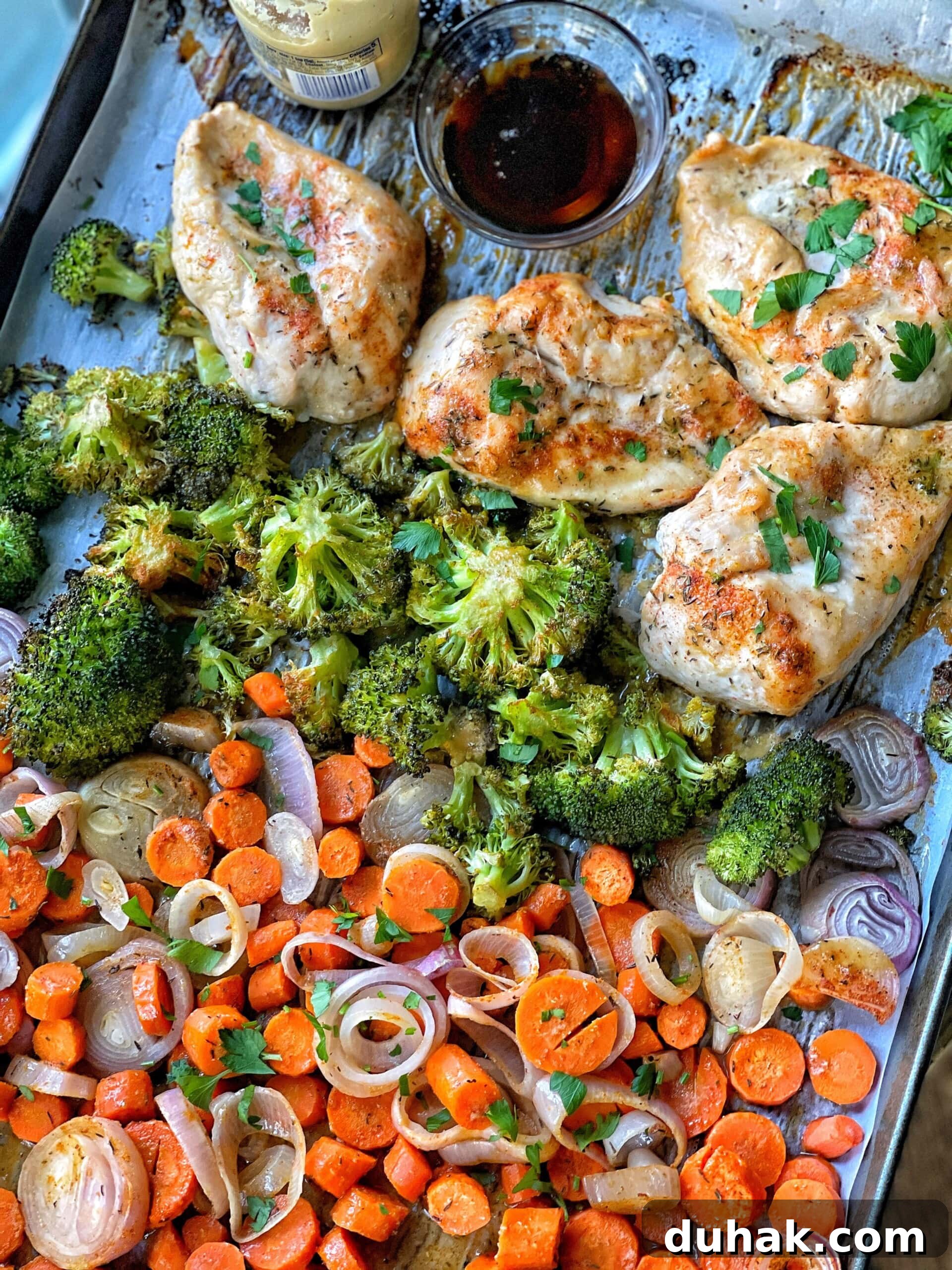 Maple Dijon Sheet Pan Chicken with Roasted Vegetables 13 maple dijon chicken