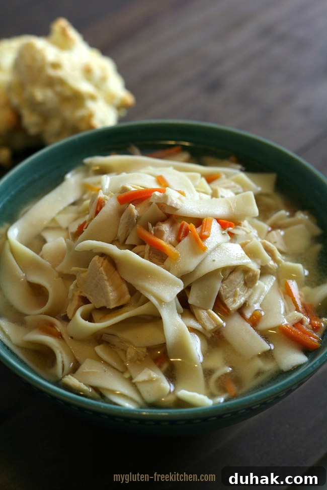 Crockpot Gluten-free Chicken Noodle Soup