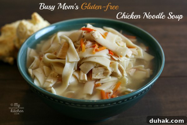 Busy Mom's Gluten-free Chicken Noodle Soup