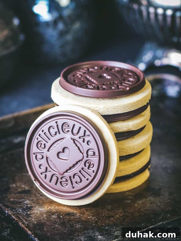 gluten-free vegan shortbread cookies with chocolate (petit ecolier cookie-style)