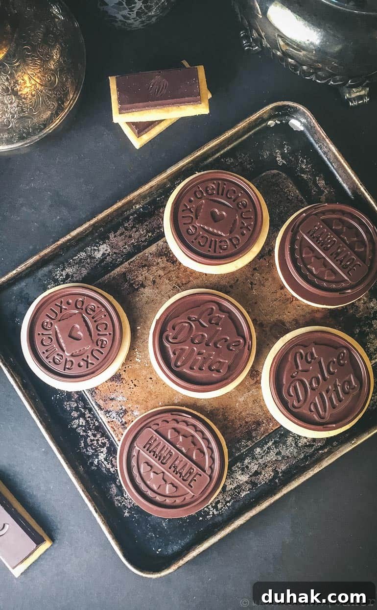 homemade vegan gluten-free petit ecolier style cookies