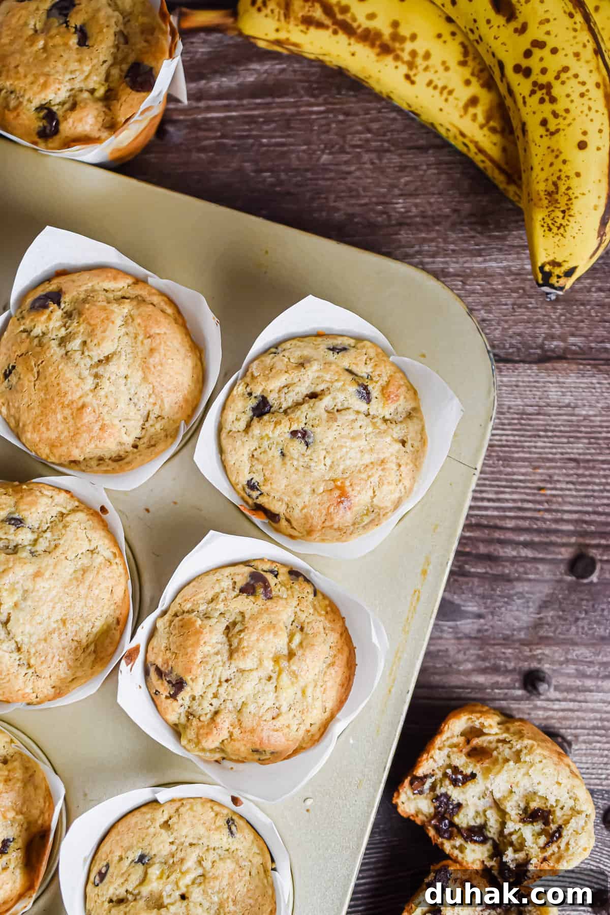 All-Purpose vs Self-Rising Flour: When to Use Each Type 6 Six muffins are in a muffin tin