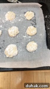 pre baked cookies on a baking tray