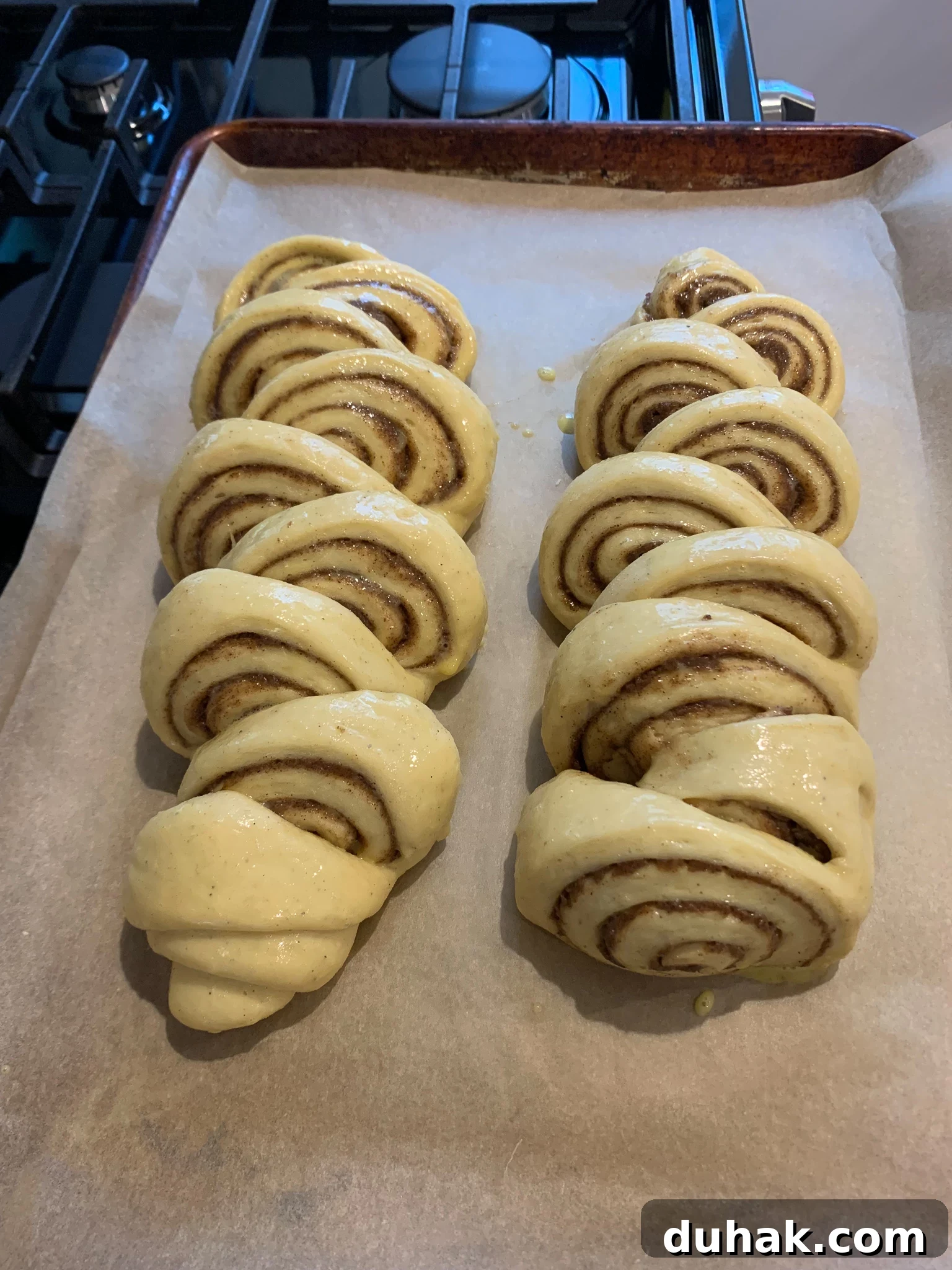 Logs ready for the oven.