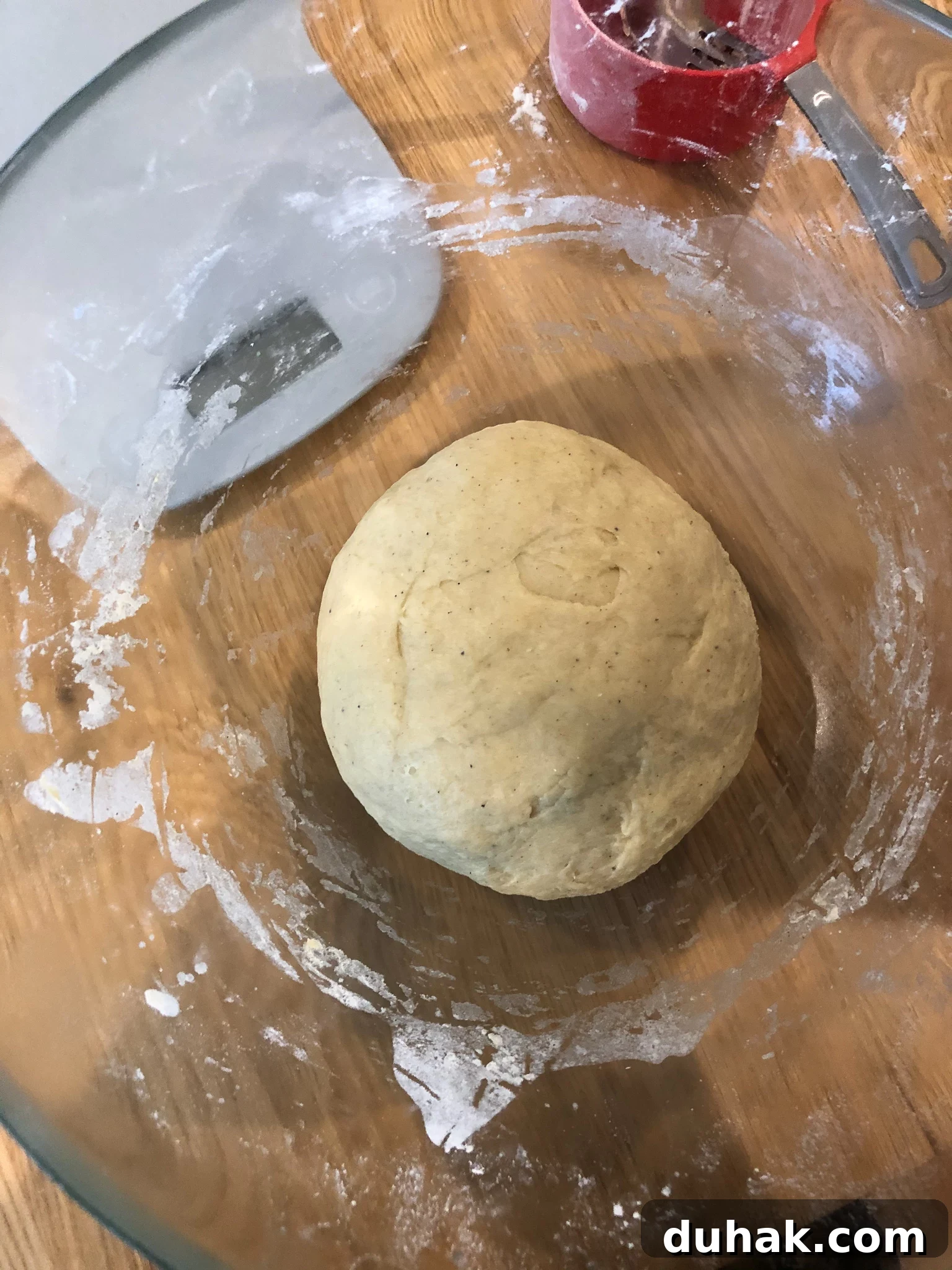 Dough after kneading.