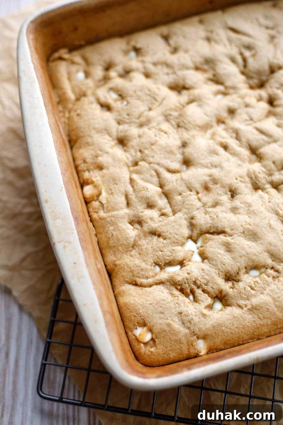 Peppermint White Chocolate Chickpea Blondies — Gluten-Free Treat 5 img 23621 10