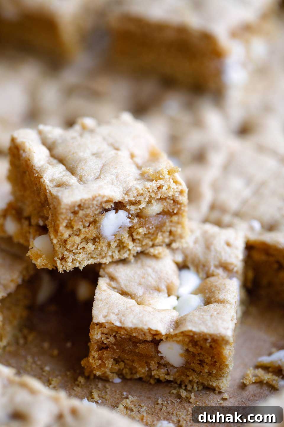 Peppermint White Chocolate Chickpea Blondies — Gluten-Free Treat 3 img 23621 4