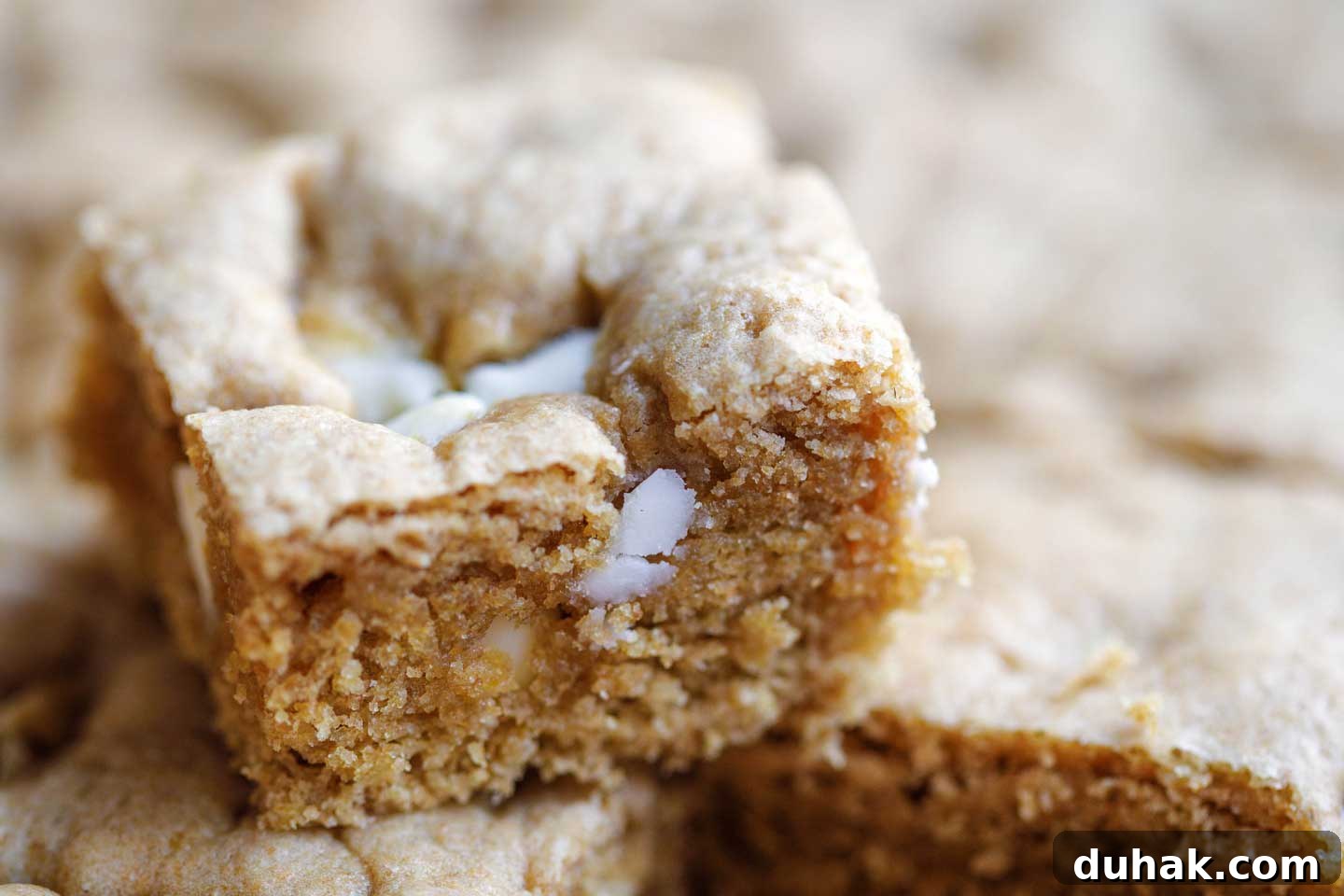 Peppermint White Chocolate Chickpea Blondies — Gluten-Free Treat 4 img 23621 5