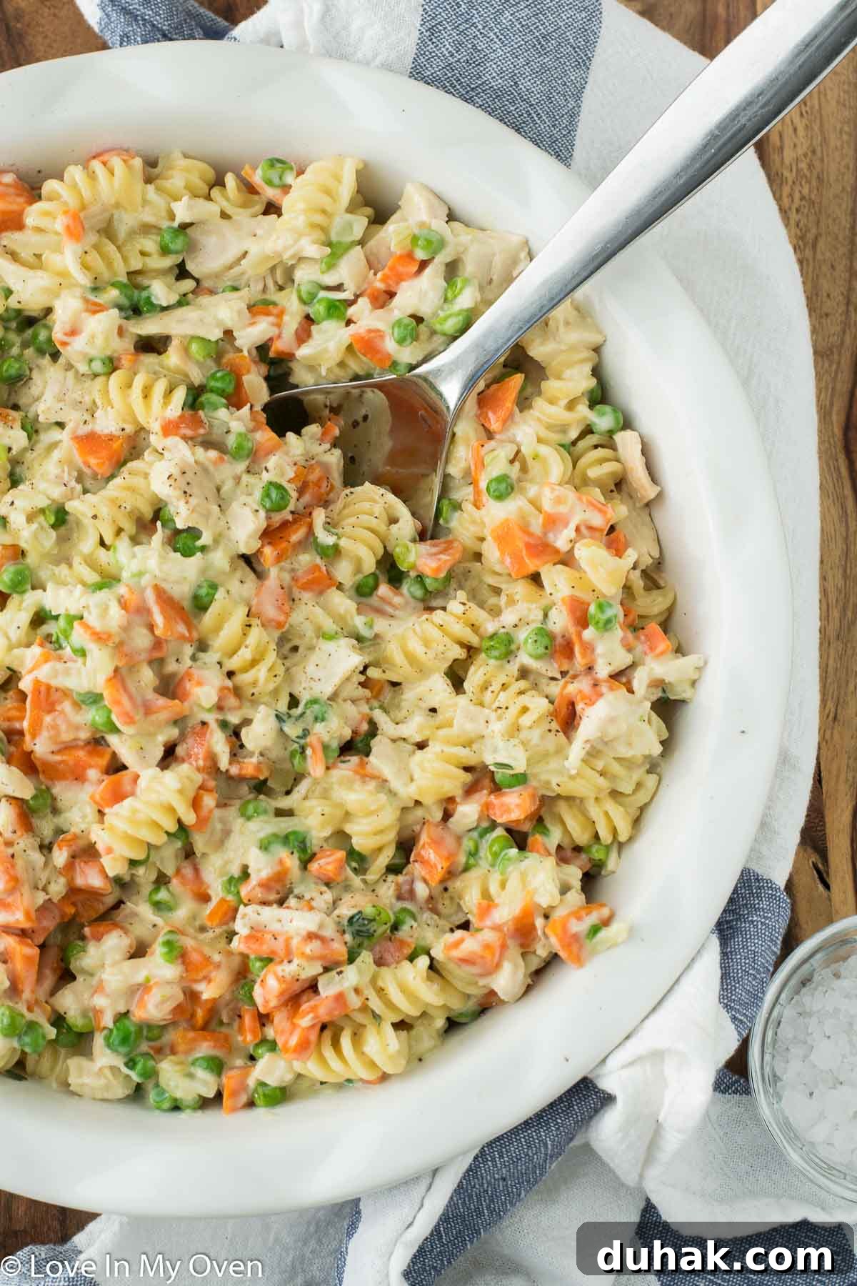 Creamy Chicken Pot Pie Pasta Recipe You’ll Want Tonight 4 chicken pot pie pasta