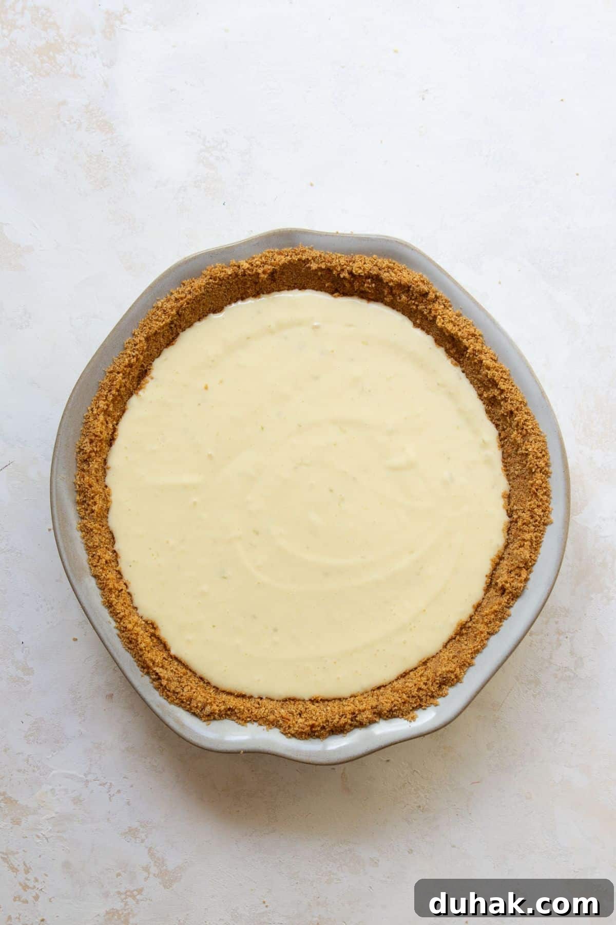 Key Lime Pie (Gluten-Free) — Zesty Citrus Dessert Recipe 10 Gluten-free key lime pie ready to bake.