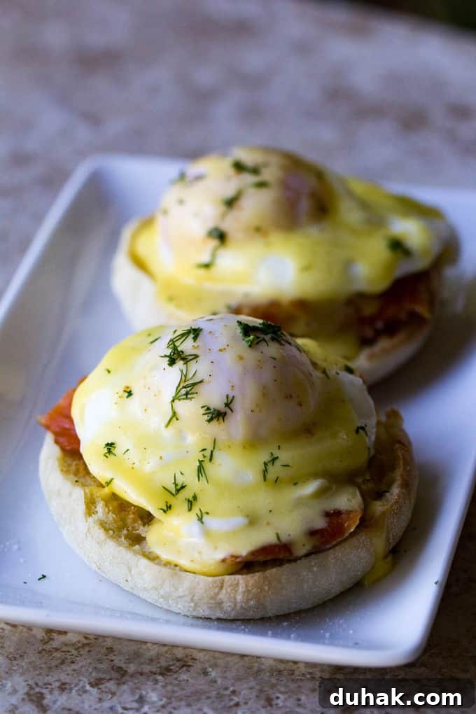 Smoked Salmon Eggs Benedict