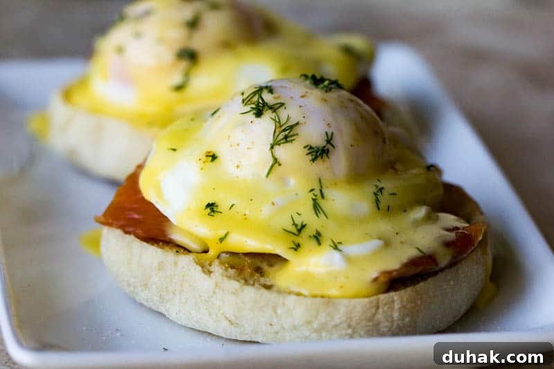 Smoked Salmon Eggs Benedict