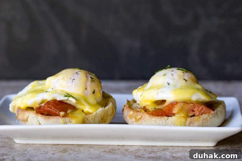 Smoked Salmon Eggs Benedict