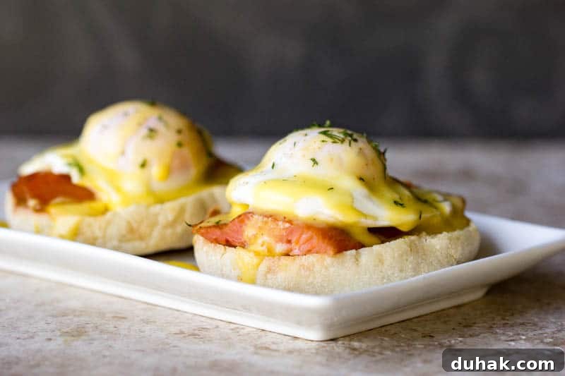 Smoked Salmon Eggs Benedict