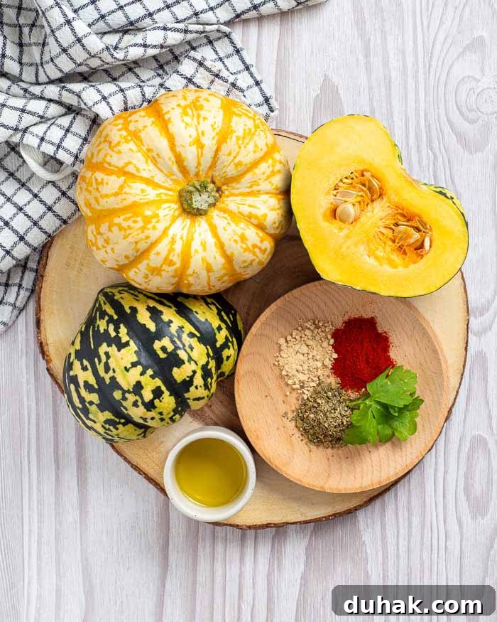 Pumpkin French Fries ingredients.