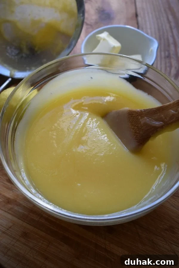 Lemon Cream Cheese Danish Recipe: Flaky Pastry with Zesty Filling 8 lemon curd in a bowl