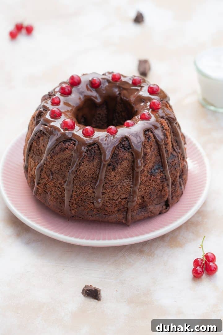 Chocolate yogurt cake
