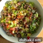 Chopped Burger Salad thumbnail