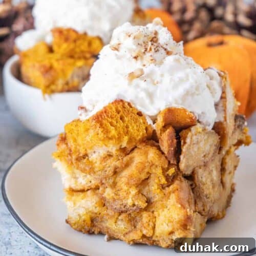 Pumpkin Bread Pudding Featured image