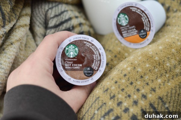 Starbucks Hot Cocoa & Cozy Collection #KCup #HotCocoa #IC #ad