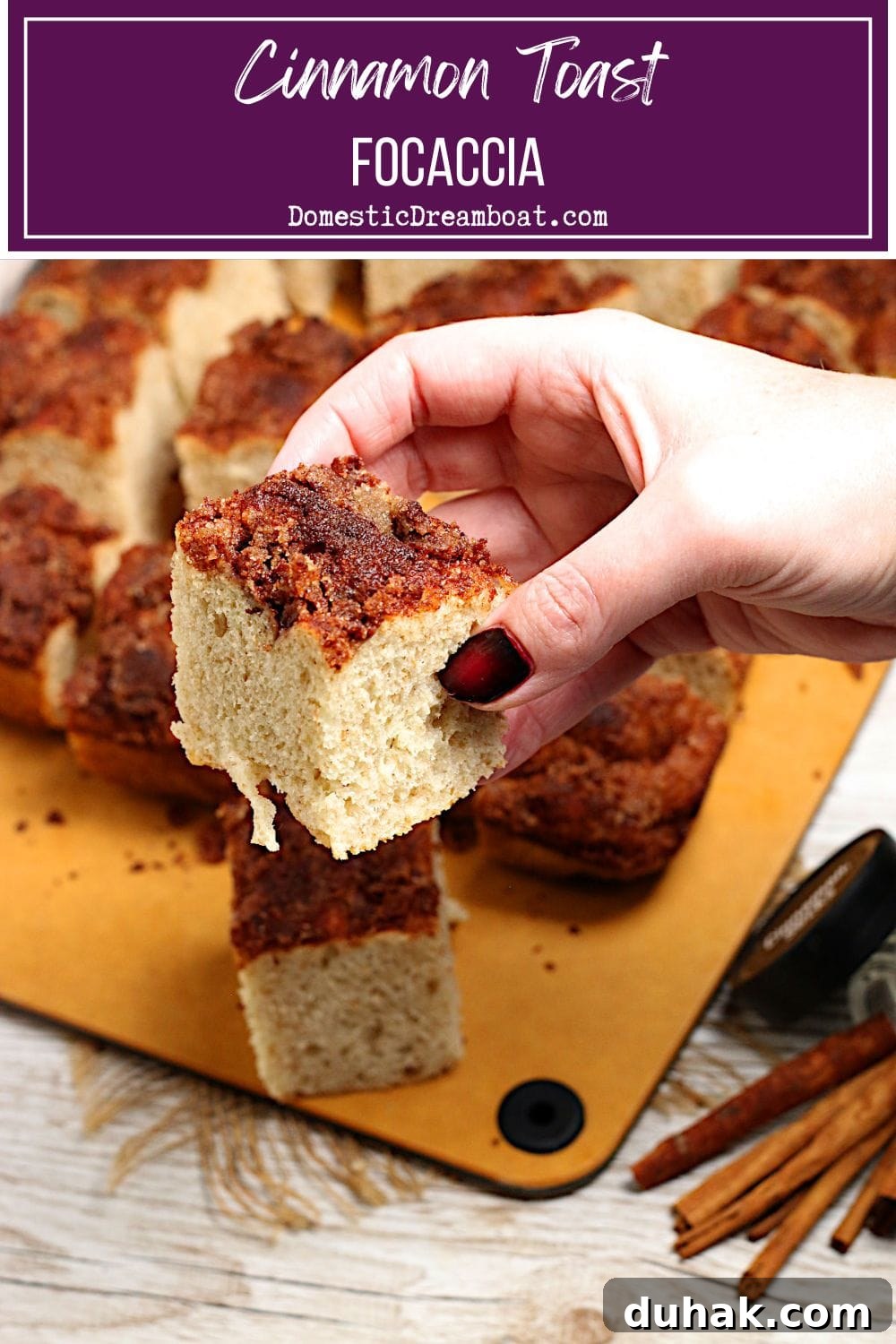 Cinnamon Toast Focaccia Recipe: Crispy Sweet Breakfast Bread 10 img 33955 10