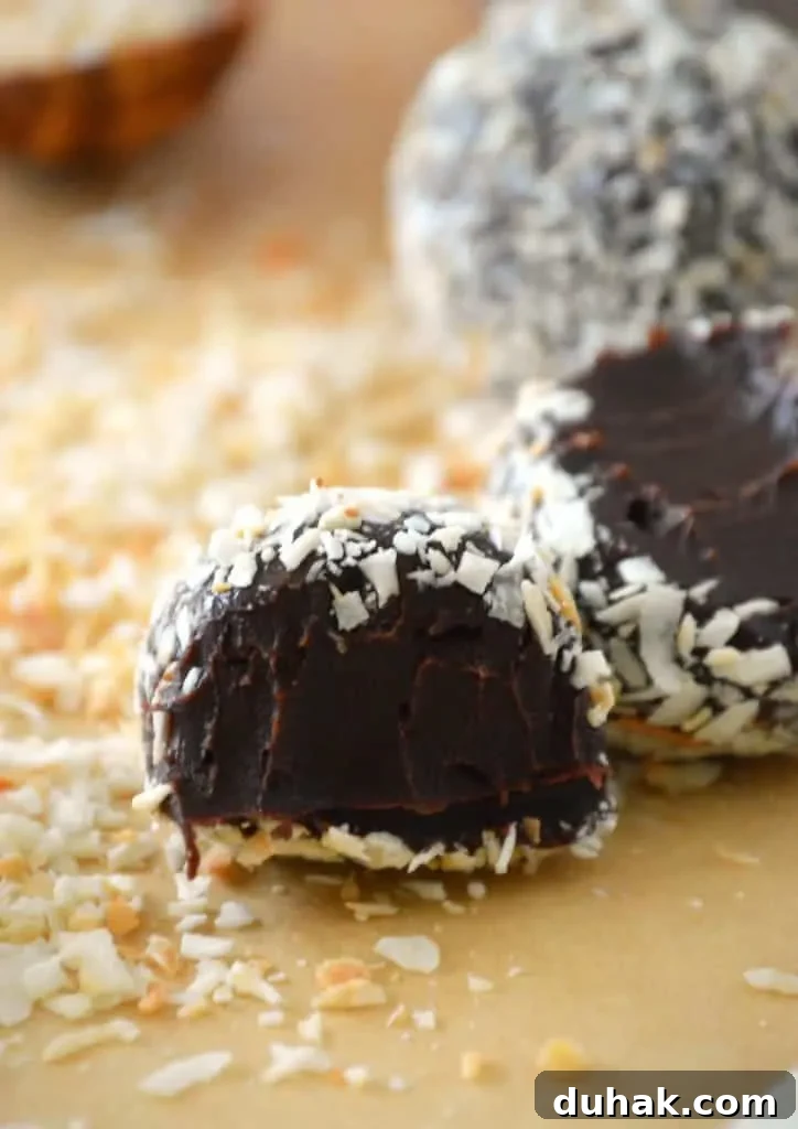 Toasted Coconut Truffles from What The Fork Food Blog | @WhatTheForkBlog | whattheforkfoodblog.com