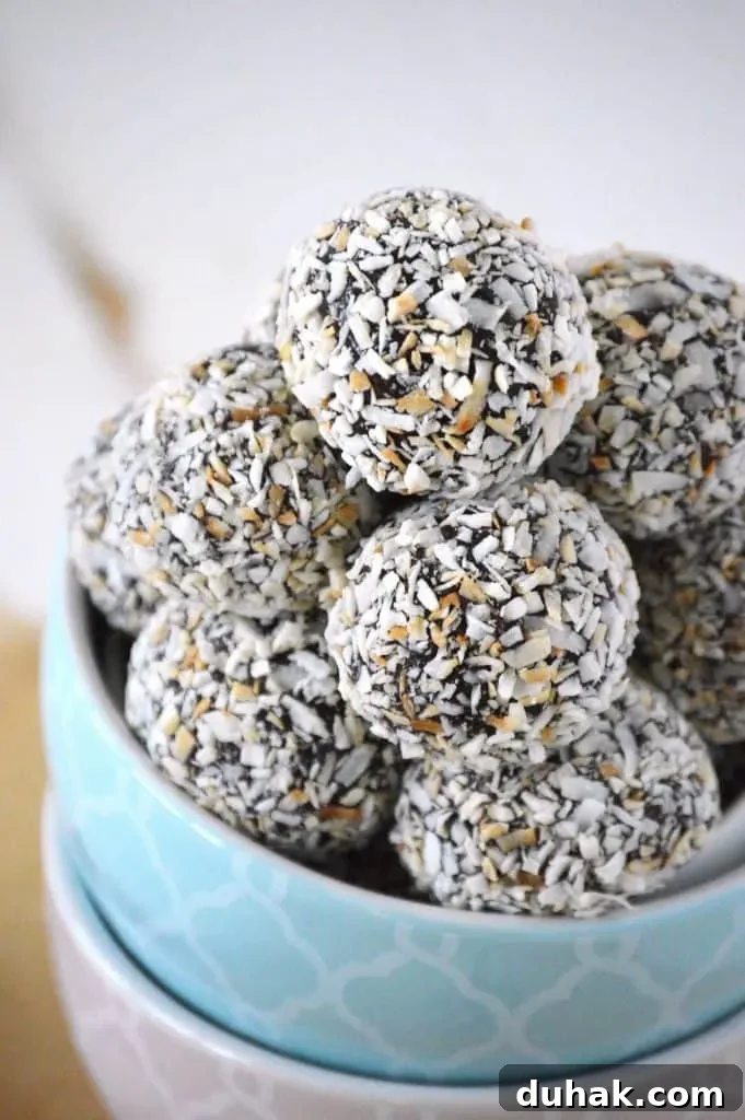 Toasted Coconut Truffles from What The Fork Food Blog | @WhatTheForkBlog | whattheforkfoodblog.com