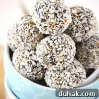 Toasted Coconut Truffles from What The Fork Food Blog | @WhatTheForkBlog | whattheforkfoodblog.com