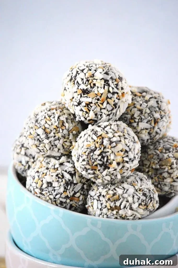 Toasted Coconut Truffles from What The Fork Food Blog | @WhatTheForkBlog | whattheforkfoodblog.com