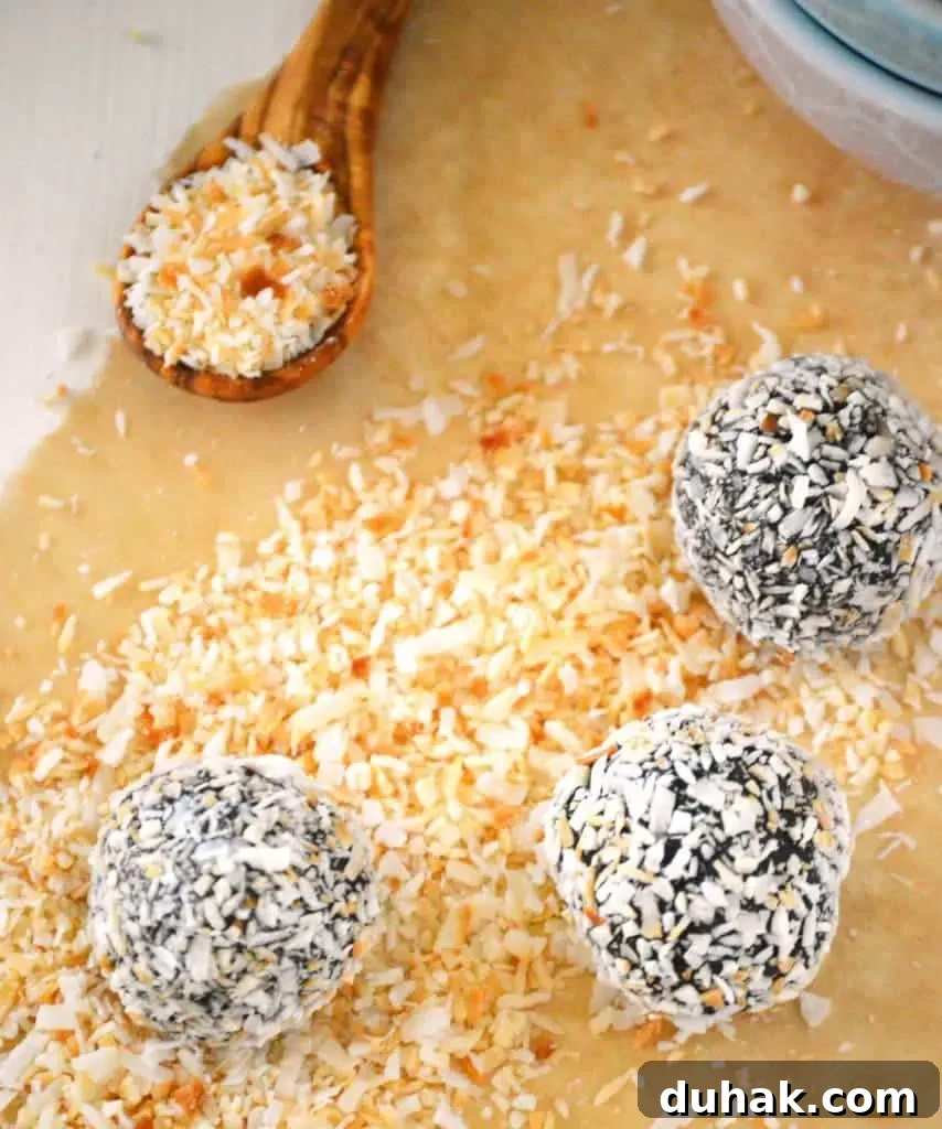 Toasted Coconut Truffles from What The Fork Food Blog | @WhatTheForkBlog | whattheforkfoodblog.com