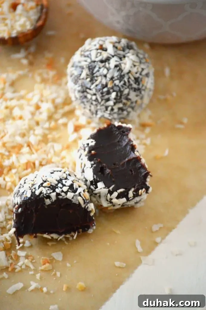 Toasted Coconut Truffles from What The Fork Food Blog | @WhatTheForkBlog | whattheforkfoodblog.com