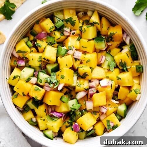 Mango salsa recipe.