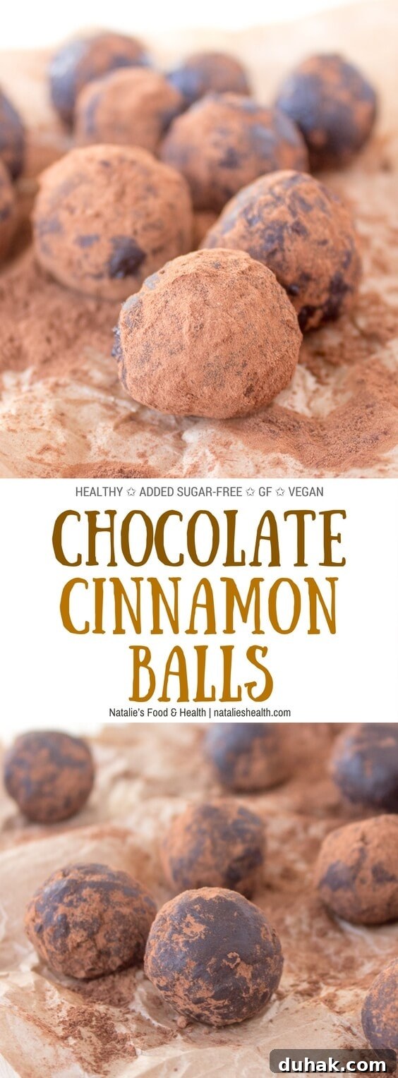 Chocolate Cinnamon Energy Balls