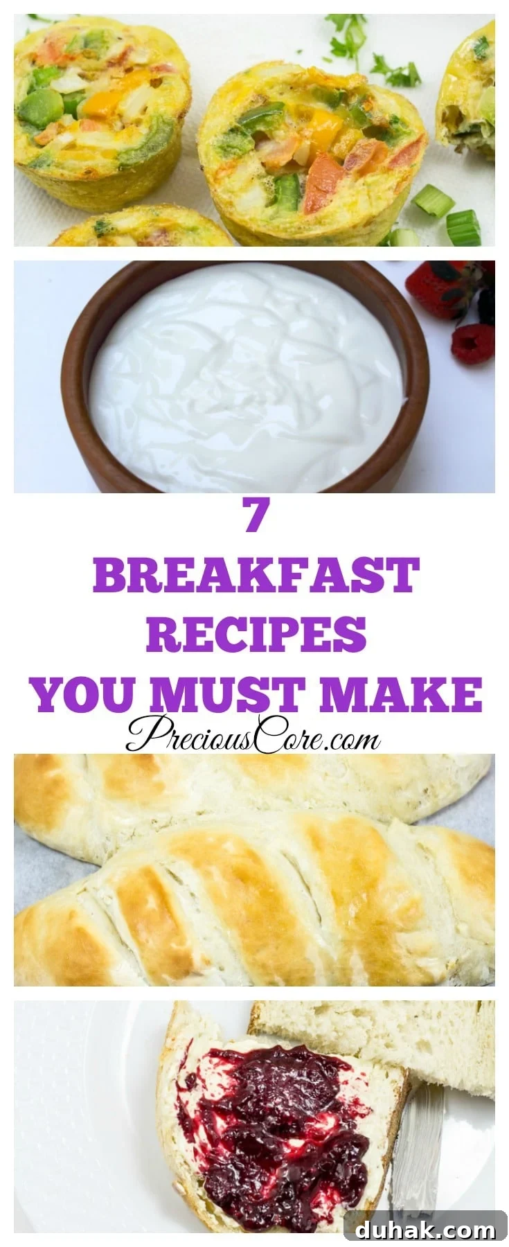 7 Delicious Breakfast Recipes You Need to Try This Week 2 7 breakfast recipe ideas. The range from make-ahead to fast and easy!