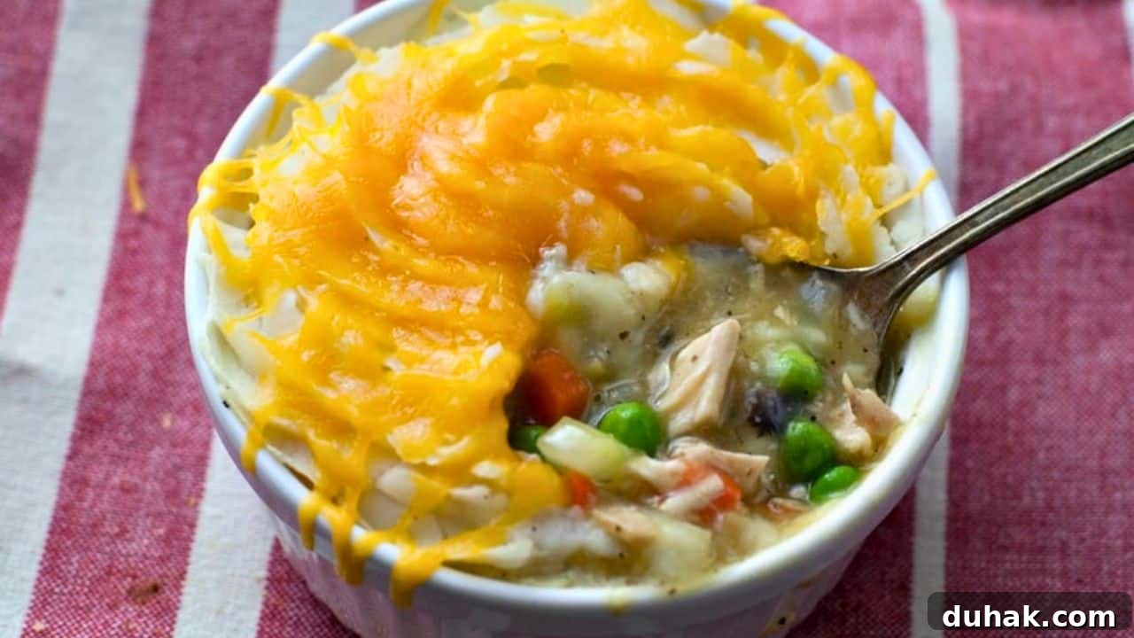 Chicken Pot Pies With Potatoes