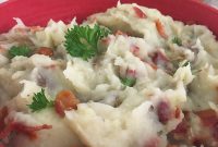 Creamy Dairy-Free Mashed Potatoes with Crispy Bacon