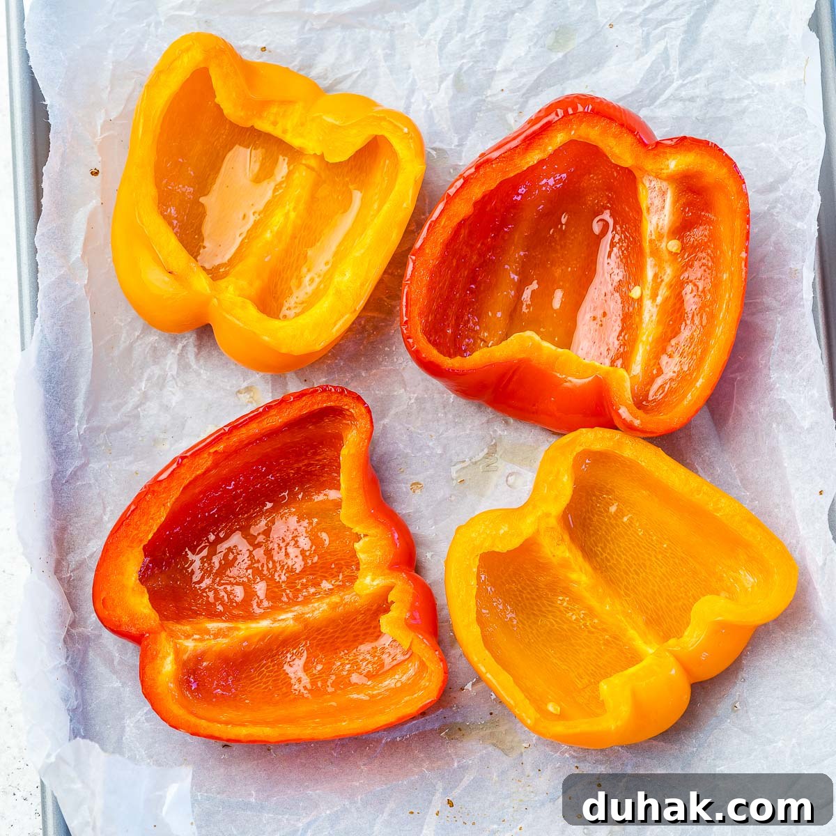 Baked Bell Peppers Stuffed with Creamy Burrata 3 img 37978 2