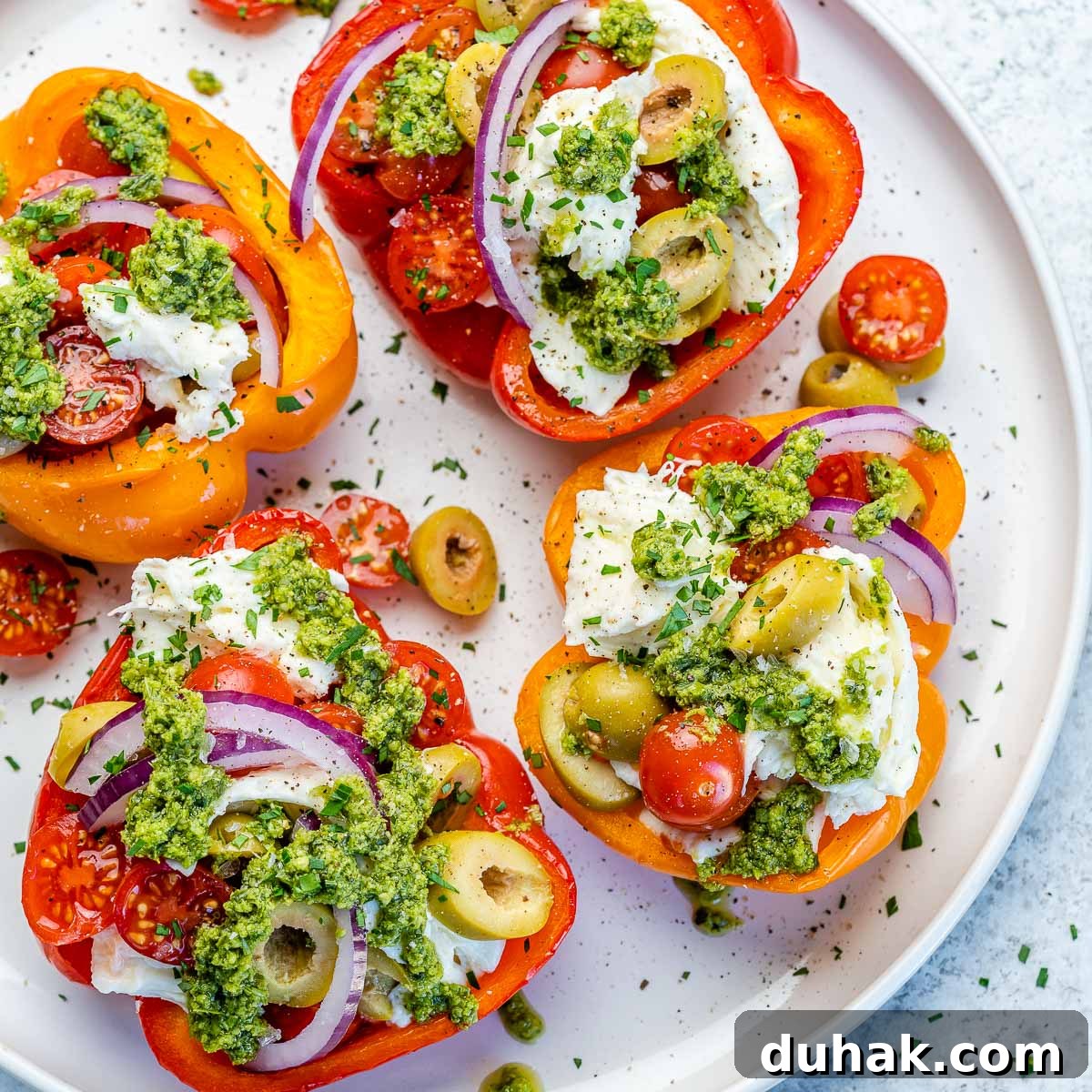 Baked Bell Peppers Stuffed with Creamy Burrata 9 img 37978 8