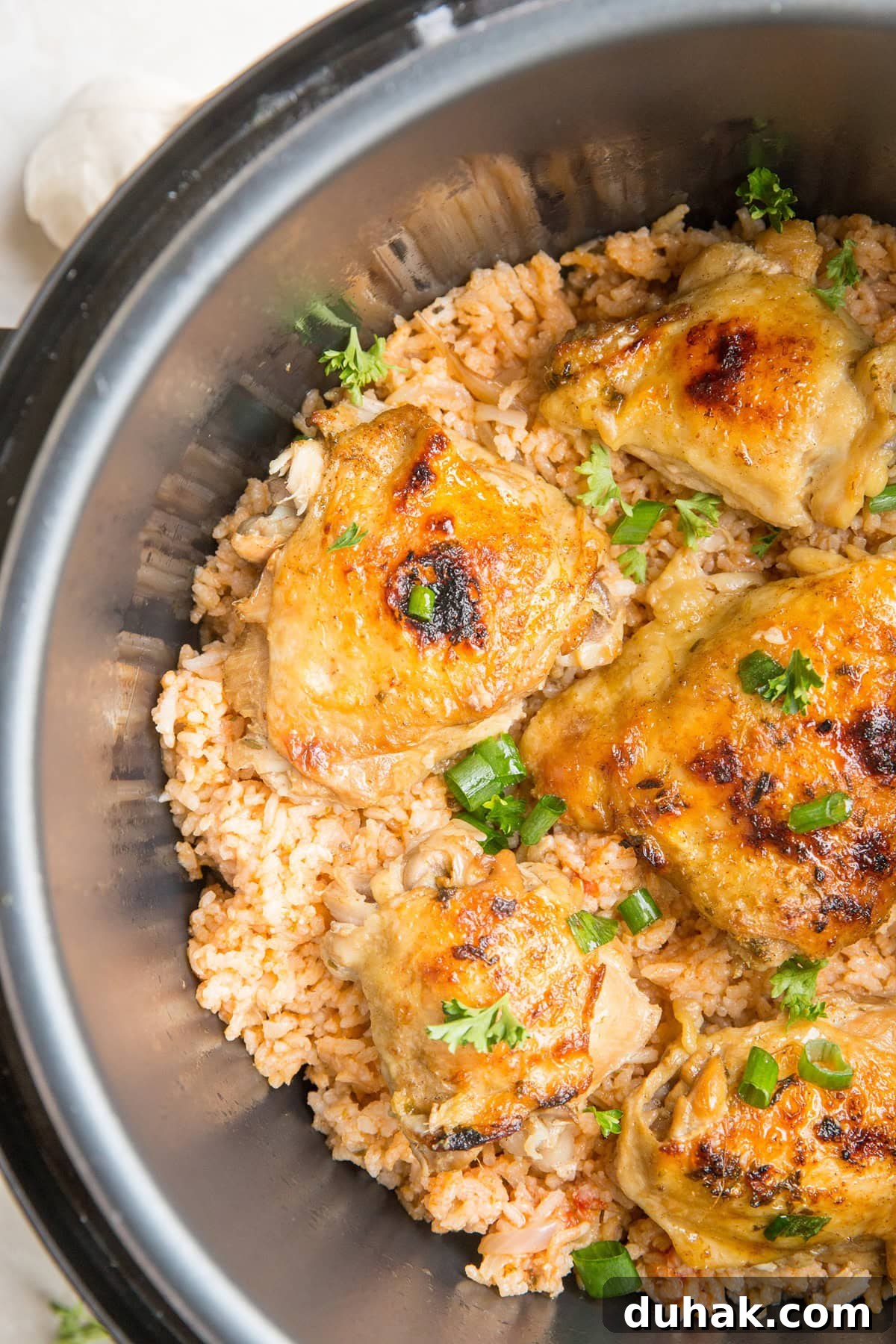 Instant Pot Chicken Spanish Rice: Flavorful One-Pot Dinner 2 Instant Pot Spanish Rice with Chicken is a quick, flavorful meal that can be made any night of the week!