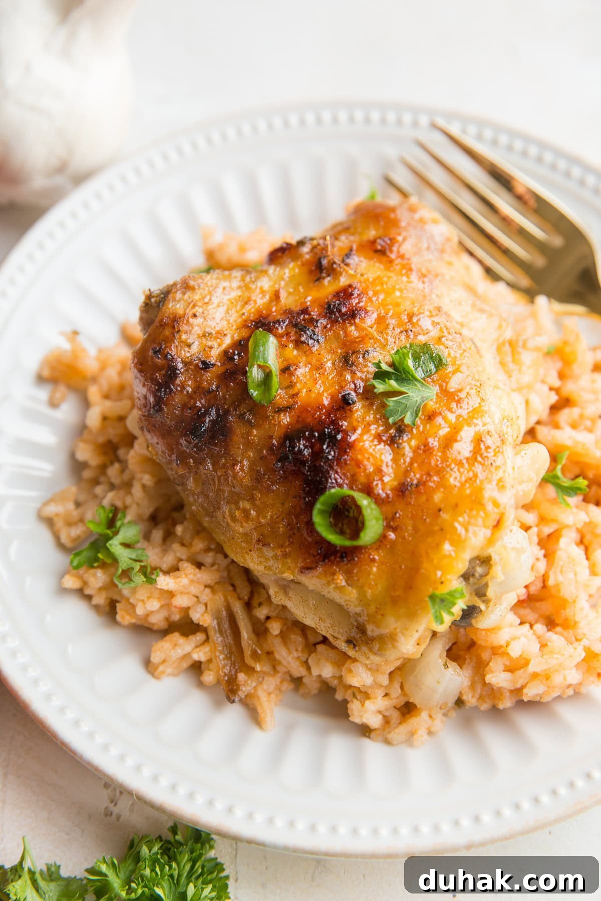 Instant Pot Chicken Spanish Rice: Flavorful One-Pot Dinner 5 Instant Pot Spanish Rice with Chicken is a flavorful, delicious meal of tender chicken and perfectly cooked flavorful rice. Perfect for meal prep or any night of the week