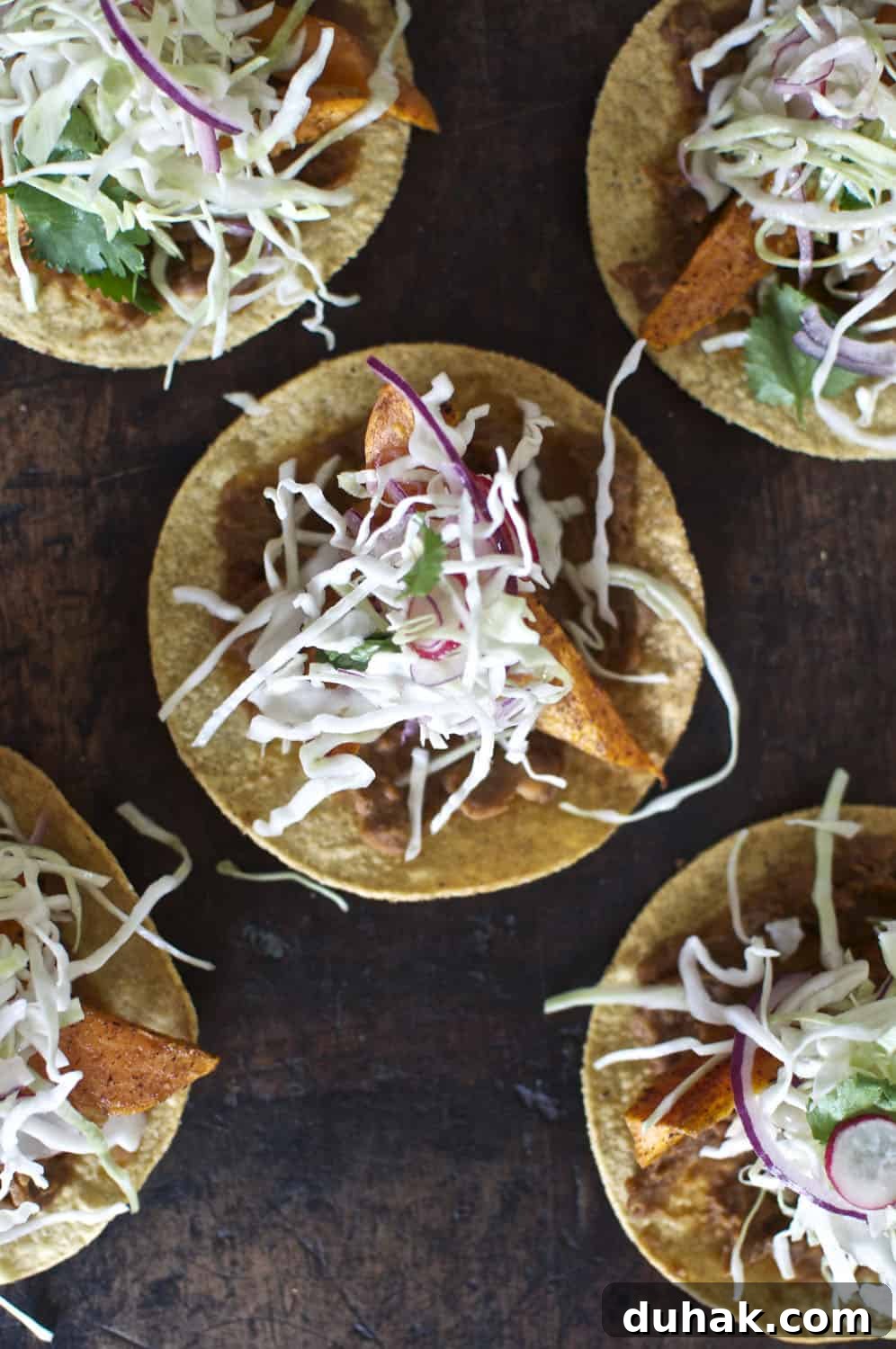 Spicy Sweet Potato Tostadas