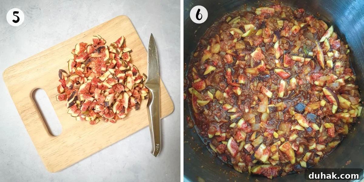 Ginger Lemon Fig Chutney Recipe: Sweet-Spicy Preserve 5 chop fresh figs and simmer