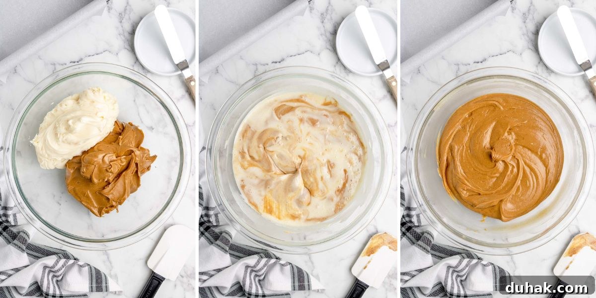 Peanut Butter Fudge with 2 Ingredients: Quick No-Bake Recipe 5 2 ingredient peanut butter fudge how to illustration