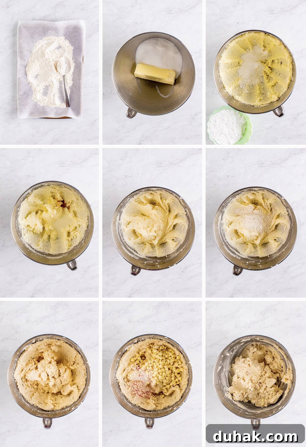 steps on how to make easy edible cookie dough recipe