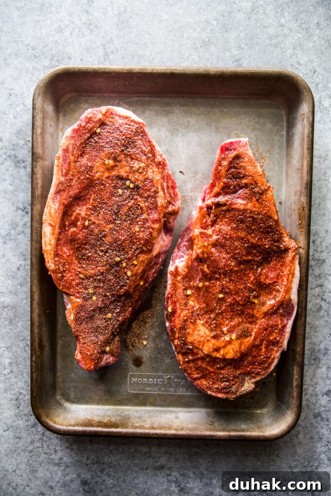 Grilled Ribeye with Caramelized Peaches and Herb Butter 5 img 49579 4